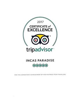 Certificado de tripadvisor 2017