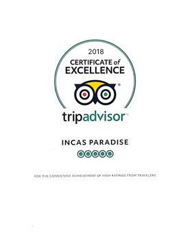 Certificado de tripadvisor 2018