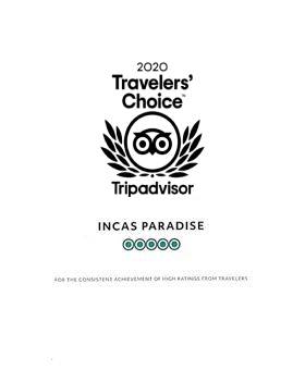 Certificado de tripadvisor 2020